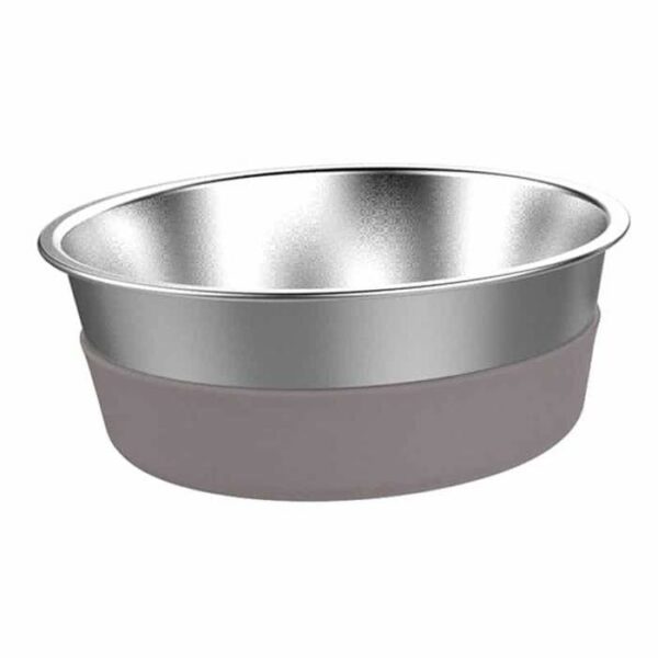 Messy Mutts Stainless Steel Bowl with Silicone Bottom Large