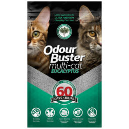 Odour Buster Multi-Cat Clumping Litter Eucalyptus 12kg
