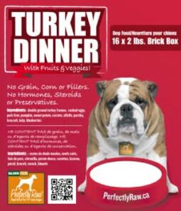 Perfectly Raw Turkey Dinner 16x2 Case - SRO
