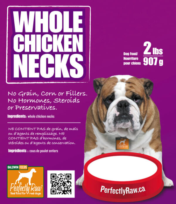 Perfectly Raw Whole Chicken Necks 2lb