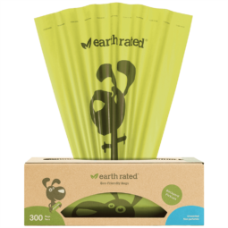 Earth Rated Poop Bags Unscented Large Roll 300 Bags