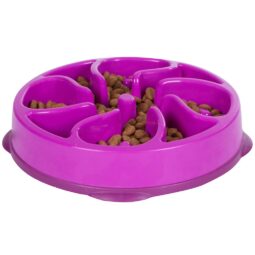 Outward Hound Fun Feeder Purple 2 cup