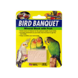 Bird Banquet Mineral Block with Fruit