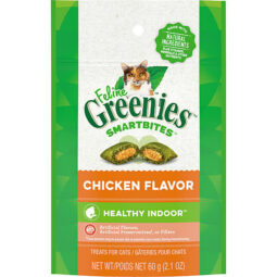 Feline Greenies Smartbites Hairball Chicken 2.1oz