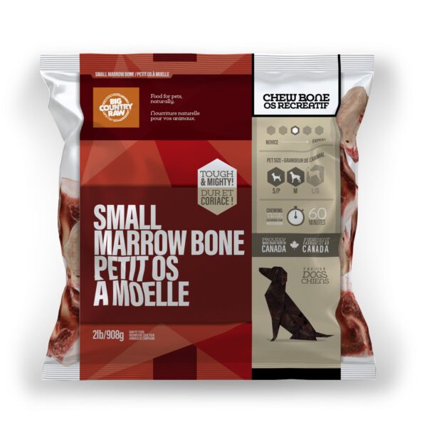 Big Country Raw Beef Marrow Bone Small 2lb - SO